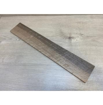 Орех Грецкий Волнистый заготовка накладки для электрогитары Радиал ААА Волна АА 10.5х96х554 мм-0