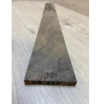 Орех Грецкий заготовка накладки для бас-гитары Тангент АА 11.3х84-63х702 мм-2