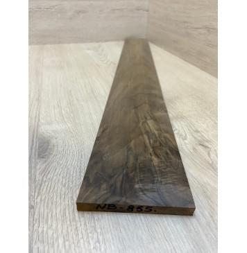 Орех Грецкий заготовка накладки для бас-гитары Тангент А 11.7х103-82х703 мм-4