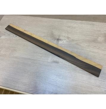 Зирикот заготовка накладки для бас-гитары Радиал ААА 10х70-63х742 мм-0