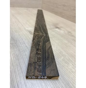 Зирикот заготовка накладки для бас-гитары Смешанный А 9.5х66-48х738 мм-1