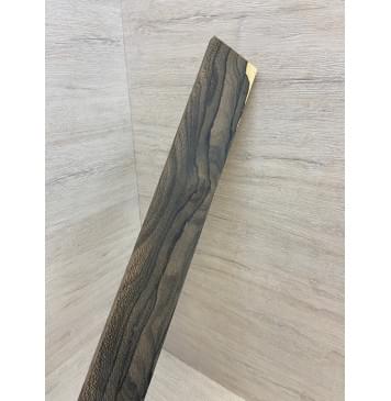 Зирикот заготовка накладки для бас-гитары Смешанный А 9.5х66-48х738 мм-3