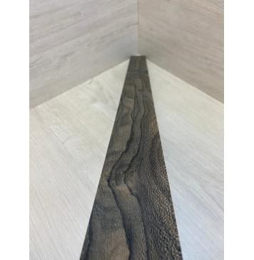 Зирикот заготовка накладки для бас-гитары Смешанный А 9.5х66-48х738 мм-7