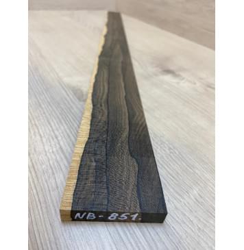 Зирикот заготовка накладки для бас-гитары Радиал АА 12.5х56-43х717 мм-1