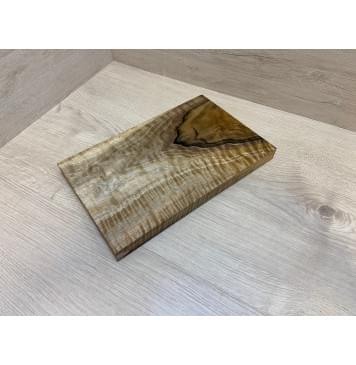 Орех Грецкий Волнистый Универсальная заготовка Тангент АА 24х192х303 мм-8