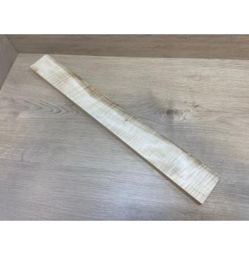 Клён Белый Явор, Волнистый заготовка грифа для Безголовой гитары Радиал А Волна ААА 26х75-70х623 мм-0