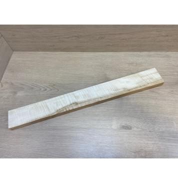Клён Белый Явор, Волнистый заготовка грифа для Безголовой гитары Радиал А Волна ААА 26х75-70х623 мм-1