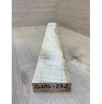 Клён Белый Явор, Волнистый заготовка грифа для Безголовой гитары Радиал А Волна ААА 26х75-70х623 мм-2