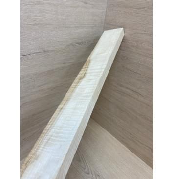 Клён Белый Явор, Волнистый заготовка грифа для Безголовой гитары Радиал А Волна ААА 26х75-70х623 мм-5