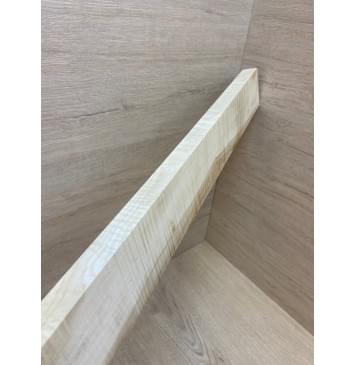 Клён Белый Явор, Волнистый заготовка грифа для Безголовой гитары Радиал А Волна ААА 26х75-70х623 мм-6