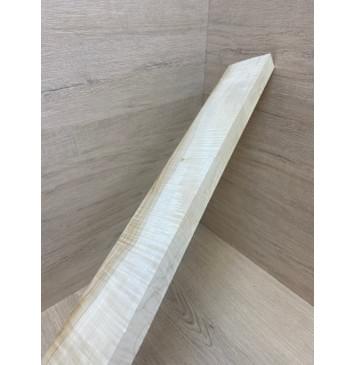 Клён Белый Явор, Волнистый заготовка грифа для Безголовой гитары Радиал А Волна ААА 26х75-70х623 мм-7