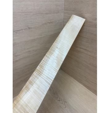 Клён Белый Явор, Волнистый заготовка грифа для Безголовой гитары Радиал А Волна ААА 26х75-70х623 мм-8