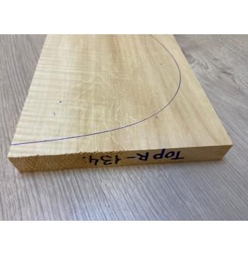 Клён Американский Волнистый заготовка на топ Радиал АА Волна АА 22.5х167х610 мм (1 шт под распил) Уценка-трещина-6