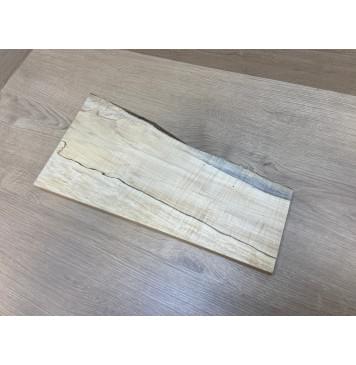 Клён Американский Волнистый заготовка на топ для Тревел гитары Смешанный АА Волна А 22х210-125х410 мм (1 шт под распил)-0