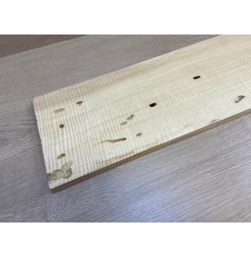 Клён Американский Spalted Волнистый заготовка на топ под заливку Радиал АА Волна ААА 20х190-173х535 мм (1 шт под распил) АКЦИЯ-4