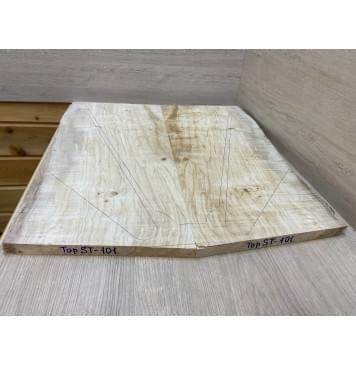 Клён Американский Волнистый заготовка на топ Смешанный А Волна АА 20х257-247х595-615 мм - 2 шт. (книжкой)-7