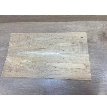 Клён Американский Волнистый заготовка на топ Смешанный ААА Волна ААА 7.7х173х590 мм - 2 шт. (книжкой)-6