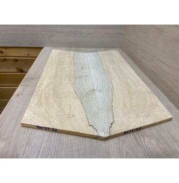 Клён Американский Spalted Волнистый заготовка на топ Смешанный АА Волна АА 9х223х640 мм (2 шт книжкой) Клён Американский Spalted Волнистый заготовка на топ Смешанный АА Волна АА 9х223х640 мм (2 шт книжкой)-1