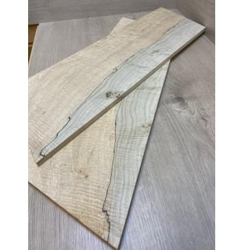 Клён Американский Spalted Волнистый заготовка на топ Смешанный АА Волна АА 9х223х640 мм (2 шт книжкой) Клён Американский Spalted Волнистый заготовка на топ Смешанный АА Волна АА 9х223х640 мм (2 шт книжкой)-7