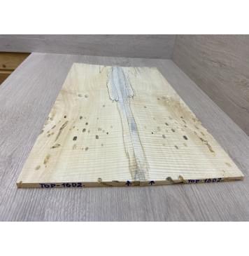 Клён Американский Spalted Волнистый заготовка на топ под заливку Смешанный А Волна АА 9.5х168-148х500 мм (2 шт книжкой)-1