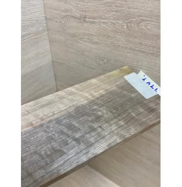 Орех Грецкий Волнистый Заболонь заготовка накладки на головку грифа Радиал ААА Волна АА 10х96х192 мм-4