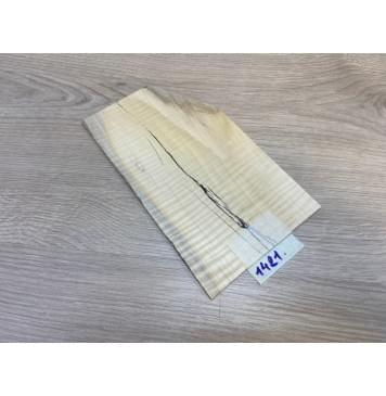 Клён Американский Spalted Волнистый заготовка накладки на головку грифа Радиал АА Волна ААА 2.7х118х205 мм-0