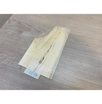 Клён Американский Spalted Волнистый заготовка накладки на головку грифа Радиал АА Волна ААА 2.7х114х205 мм-4