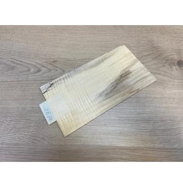 Клён Американский Волнистый заготовка накладки на головку грифа Радиал АА Волна ААА 3х117х215 мм-3