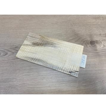 Клён Американский Волнистый заготовка накладки на головку грифа Радиал АА Волна ААА 3х117х215 мм-4