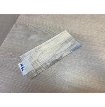 Клён Американский Волнистый заготовка накладки на головку грифа Радиал АА Волна ААА 4х93х210 мм-3