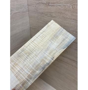 Клён Американский Волнистый заготовка накладки на головку грифа Радиал АА Волна ААА 4х93х210 мм-2