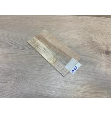 Клён Американский Волнистый заготовка накладки на головку грифа Радиал АА Волна ААА 4х97х205 мм-0