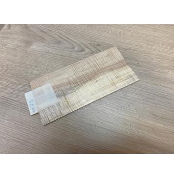 Клён Американский Волнистый заготовка накладки на головку грифа Радиал АА Волна ААА 4х97х205 мм-3