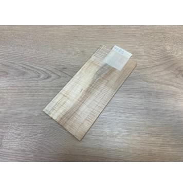 Клён Американский Волнистый заготовка накладки на головку грифа Радиал АА Волна ААА 4х97х205 мм-4