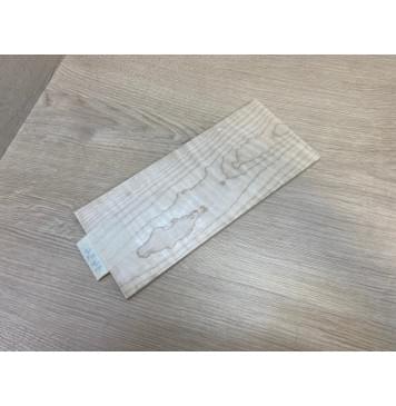 Клён Белый Явор, Волнистый заготовка накладки на головку грифа Тангент ААА Волна А 6.7х114х260 мм-7