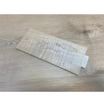 Клён Белый Явор, Волнистый заготовка накладки на головку грифа Тангент ААА Волна А 6.7х114х260 мм-1