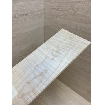 Клён Белый Явор, Волнистый заготовка накладки на головку грифа Тангент ААА Волна А 6.7х114х260 мм-2