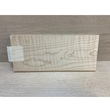 Клён Белый Явор, Волнистый заготовка накладки на головку грифа Тангент ААА Волна А 6.7х114х260 мм-5