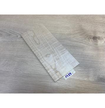 Клён Белый Явор, Волнистый заготовка накладки на головку грифа Тангент ААА Волна А 7.5х112х248 мм-0