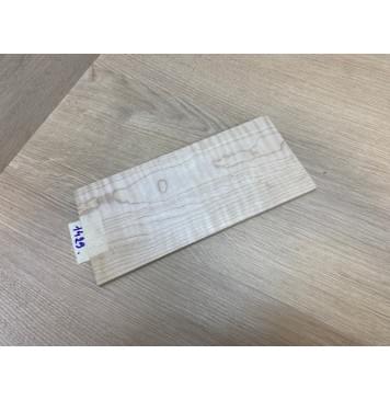 Клён Белый Явор, Волнистый заготовка накладки на головку грифа Тангент ААА Волна А 7.5х112х248 мм-5