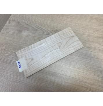 Клён Белый Явор, Волнистый заготовка накладки на головку грифа Тангент ААА Волна А 6х112х248 мм-5