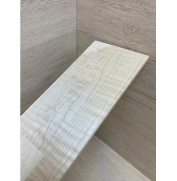 Клён Белый Явор, Волнистый заготовка накладки на головку грифа Тангент ААА Волна А 6х112х248 мм-4