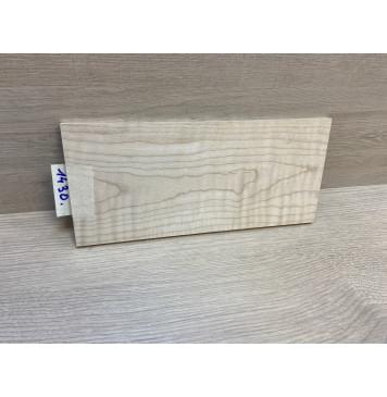 Клён Белый Явор, Волнистый заготовка накладки на головку грифа Тангент ААА Волна А 6х112х248 мм-2