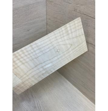 Клён Белый Явор, Волнистый заготовка накладки на головку грифа Тангент ААА Волна А 6.7х112х250 мм-4