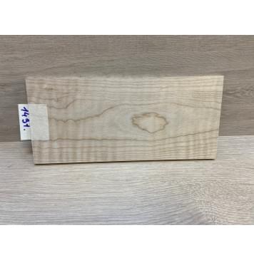 Клён Белый Явор, Волнистый заготовка накладки на головку грифа Тангент ААА Волна А 6.7х112х250 мм-6