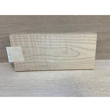 Клён Белый Явор, Волнистый заготовка накладки на головку грифа Тангент ААА Волна А 6.7х112х250 мм-7