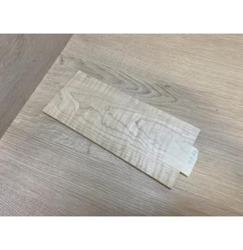 Клён Белый Явор, Волнистый заготовка накладки на головку грифа Тангент ААА Волна А 6.7х113х260 мм-5