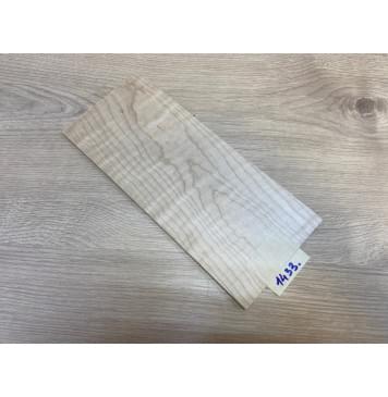 Клён Белый Явор, Волнистый заготовка накладки на головку грифа Тангент ААА Волна А 6.7х113х260 мм-0