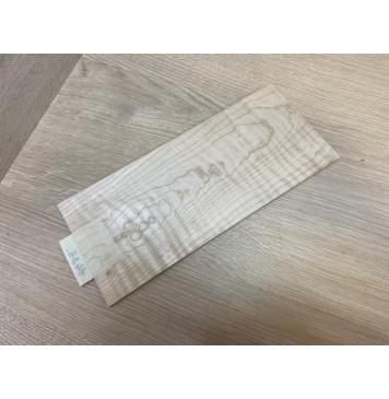 Клён Белый Явор, Волнистый заготовка накладки на головку грифа Тангент ААА Волна А 6.7х113х260 мм-7