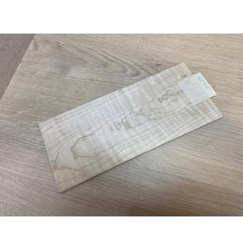 Клён Белый Явор, Волнистый заготовка накладки на головку грифа Тангент ААА Волна А 6.7х113х260 мм-5